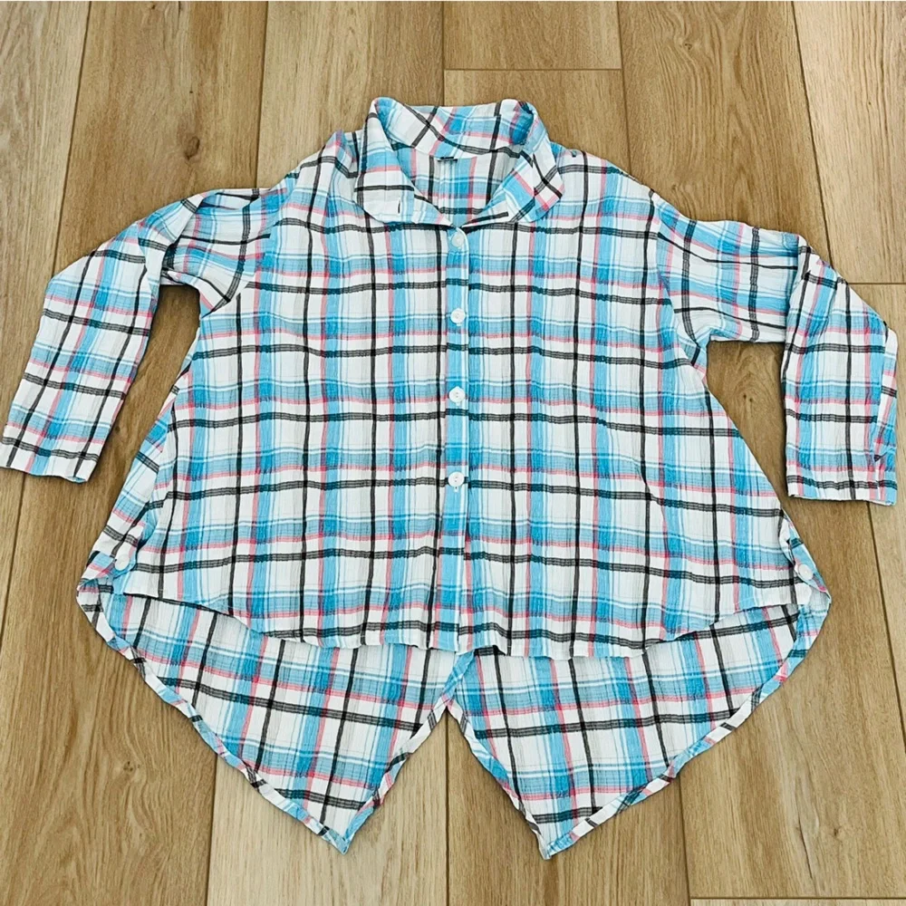 Dress to Kill Plaid Angled Shirt